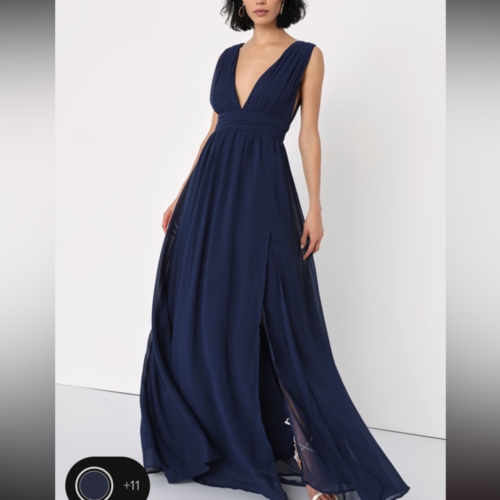 LuLu’s navy dress excellent condition